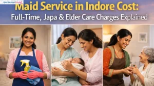 Read more about the article What Is Maid Service in Indore Cost? Full-Time, Japa & Elder Care Charges Explained